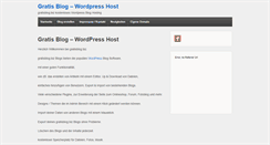 Desktop Screenshot of gratisblog.biz