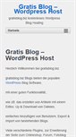 Mobile Screenshot of gratisblog.biz